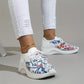 Witte Bloemen Sneakers - Sharyn