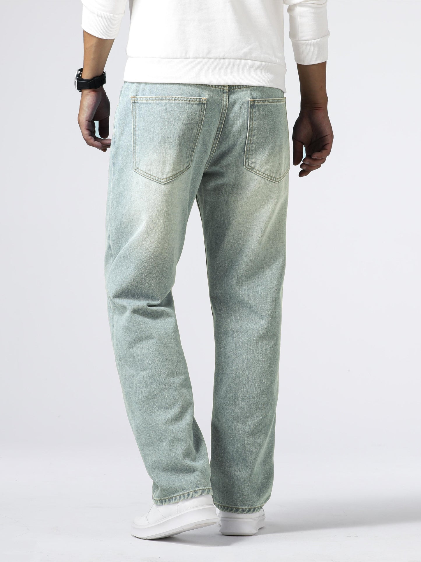 Lichtblauwe Losse Jeans - Noah