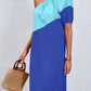 Blauwe One-Shoulder Jurk - Isabel