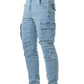 Donkergrijze Cargo Jeans - Liam