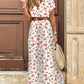 Donkerbruine Boho Maxi Jurk - Lotte