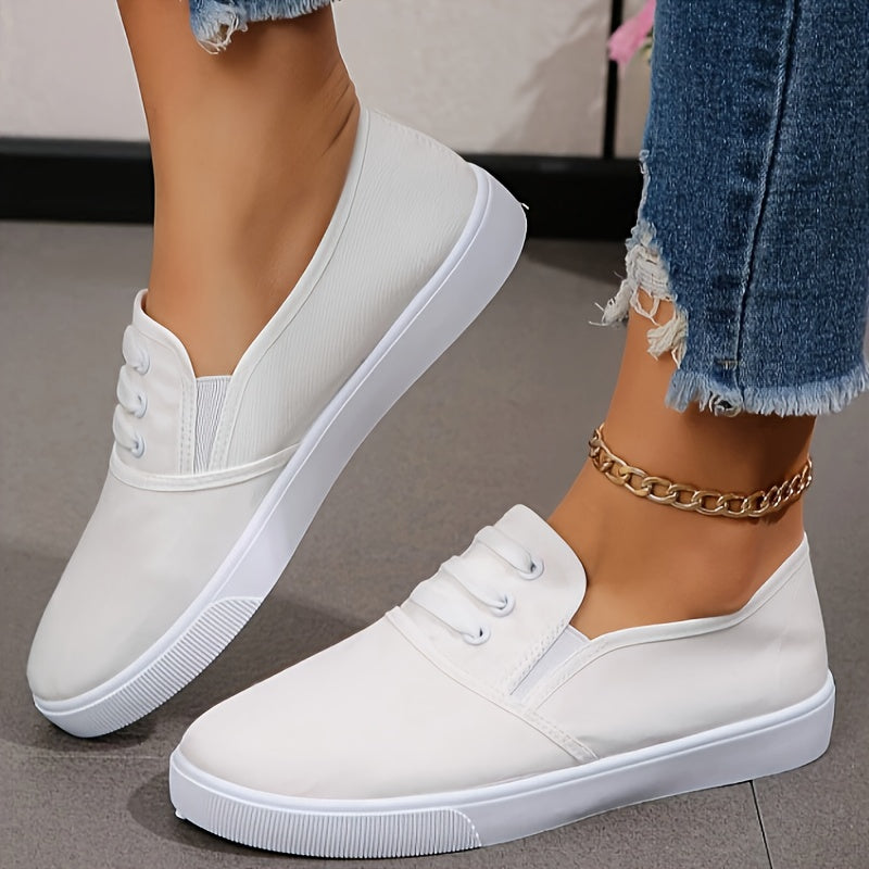 Witte Minimalistische Sneakers - Livia