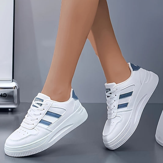 Witte Colorblock Sneakers - Kristin