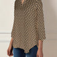 Zwarte Print Blouse - Noor