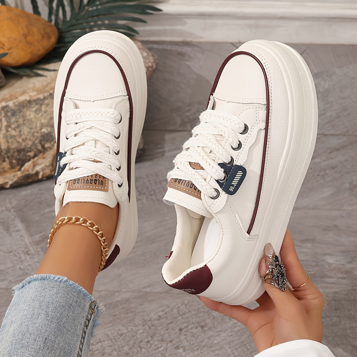 Witte Orthopedische Sneakers - Jamille