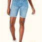 Blauwe Slim Fit Denim Shorts - Eva