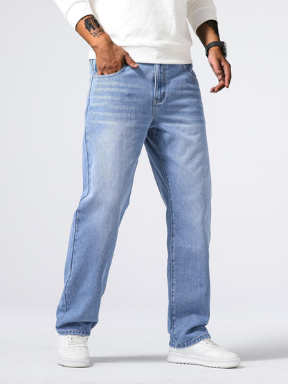 Lichtblauwe Losse Jeans - Noah