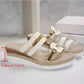 Witte Orthopedische Plateau Sandalen - Sofie