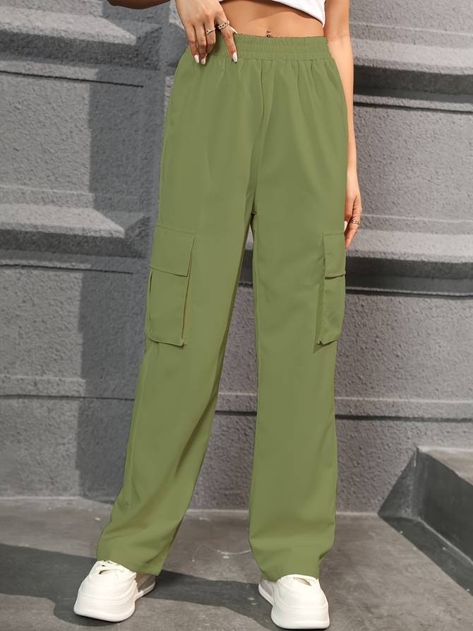 Veelzijdige Straight Leg Cargo Broek: Stijl & Functionaliteit