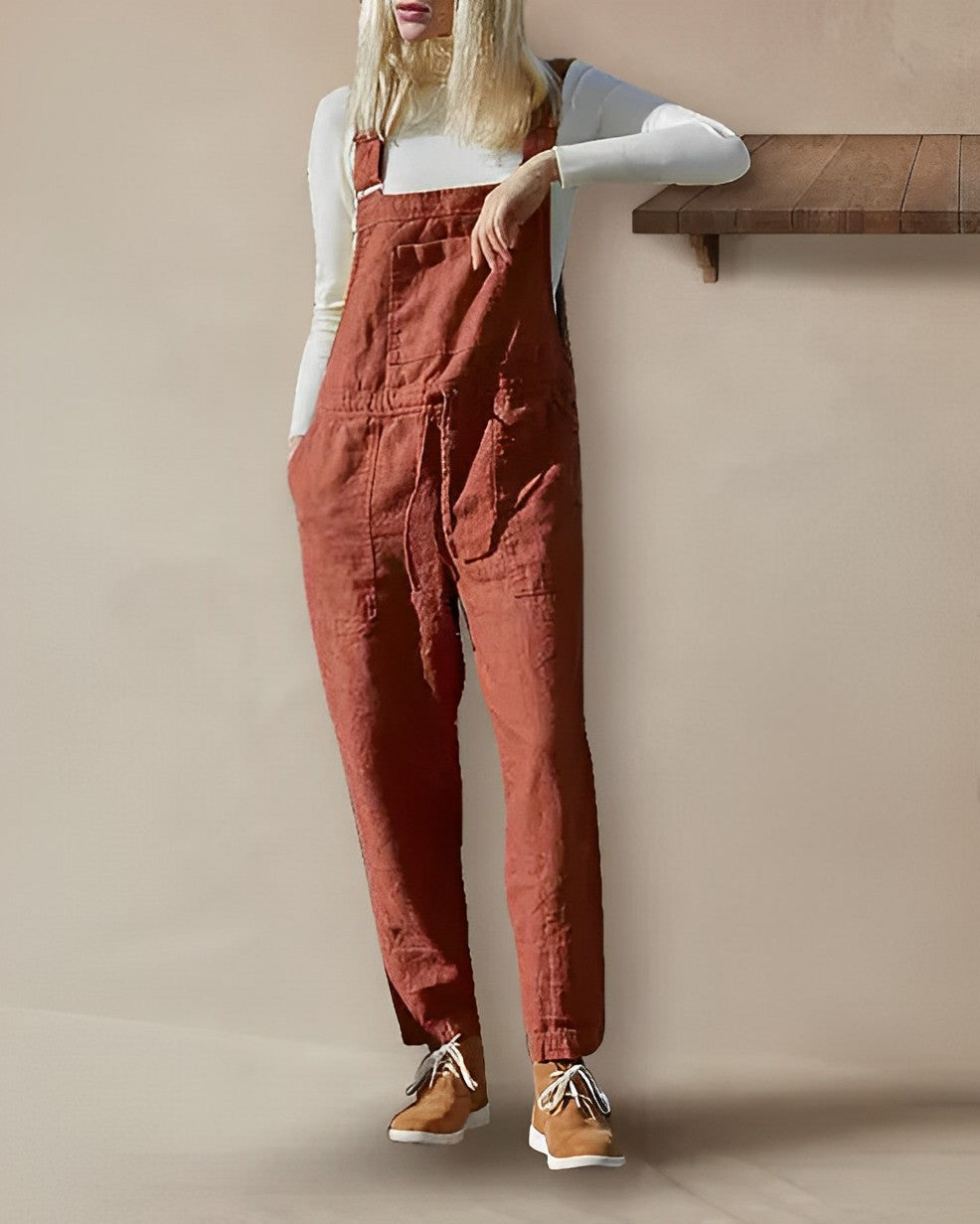 Tara - Tangerine Zomer Jumpsuit