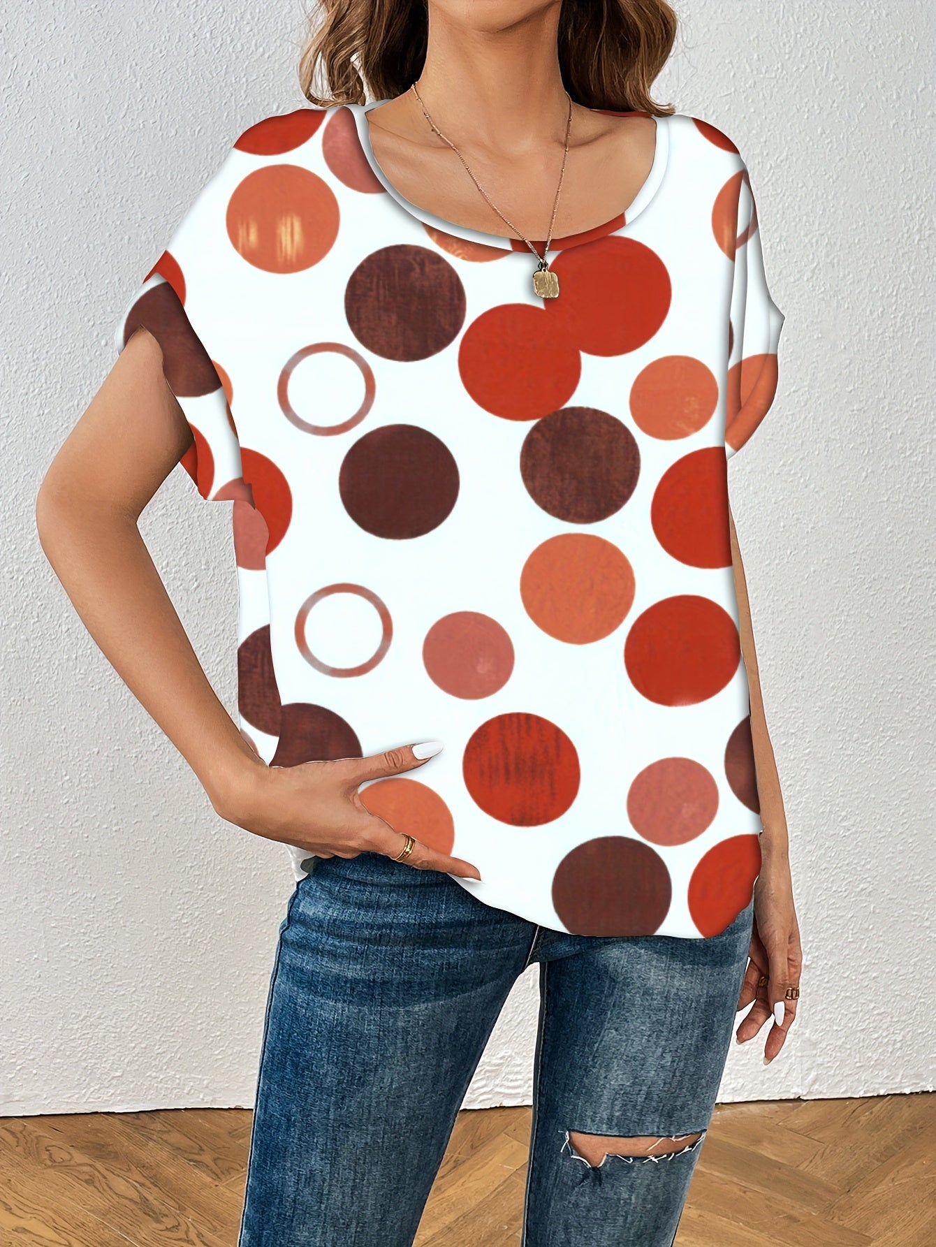 Witte Polkadot Blouse - Zoë