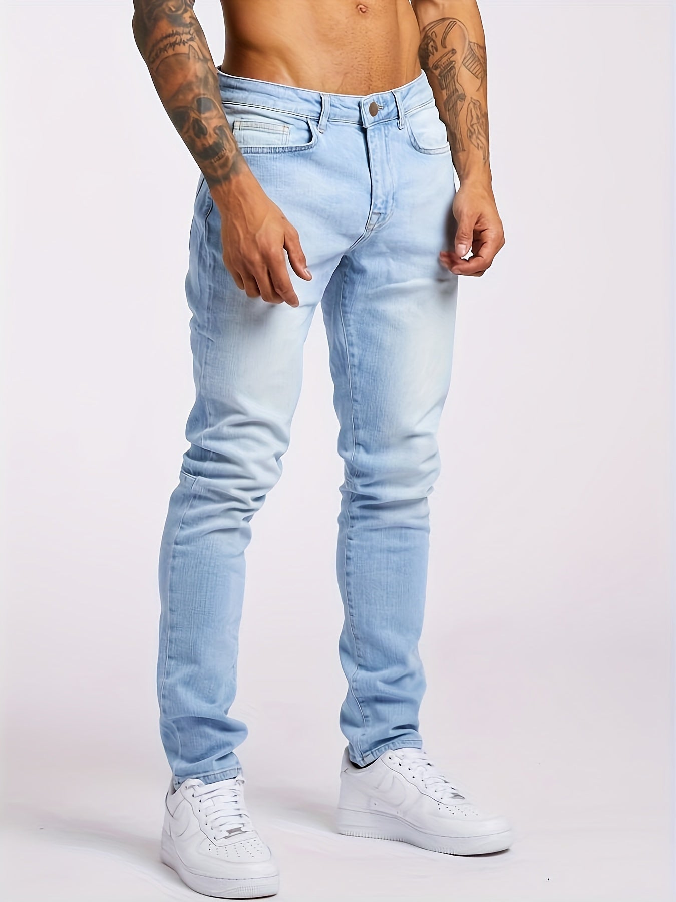 Donkerblauwe Slim Fit Jeans - Lucas