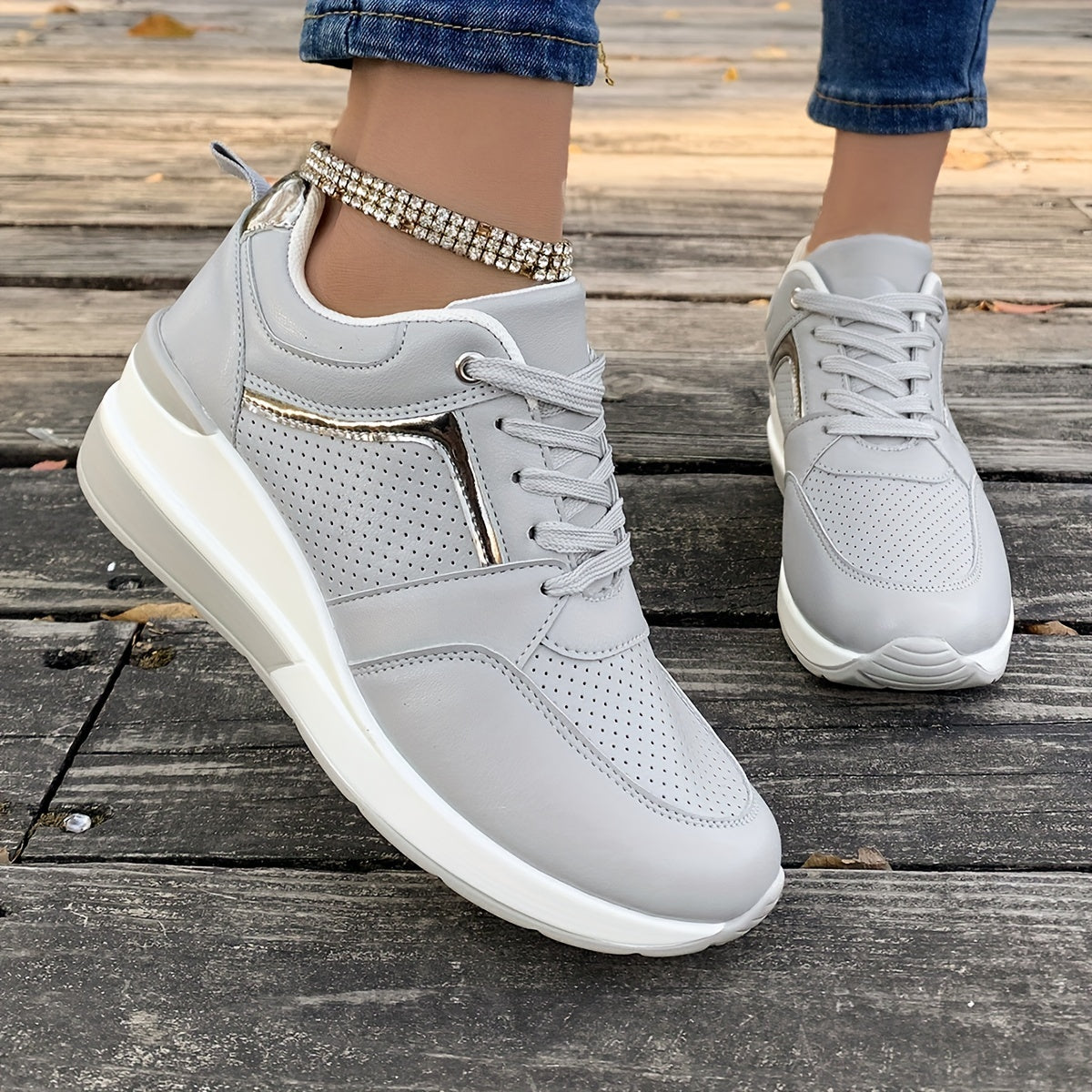 Witte Orthopedische Sneakers - Clarice