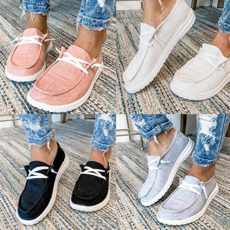 Chique Canvas Dames Sneakers: Stijl & Comfort Verenigd!