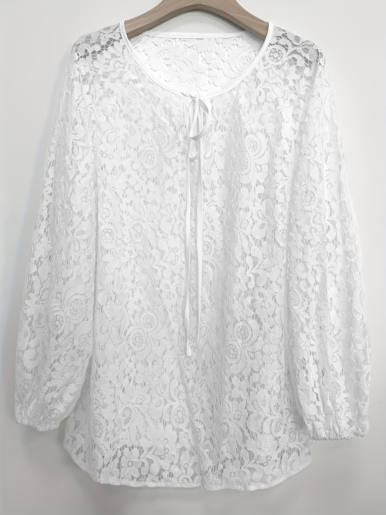 Witte Kanten Blouse - Elin