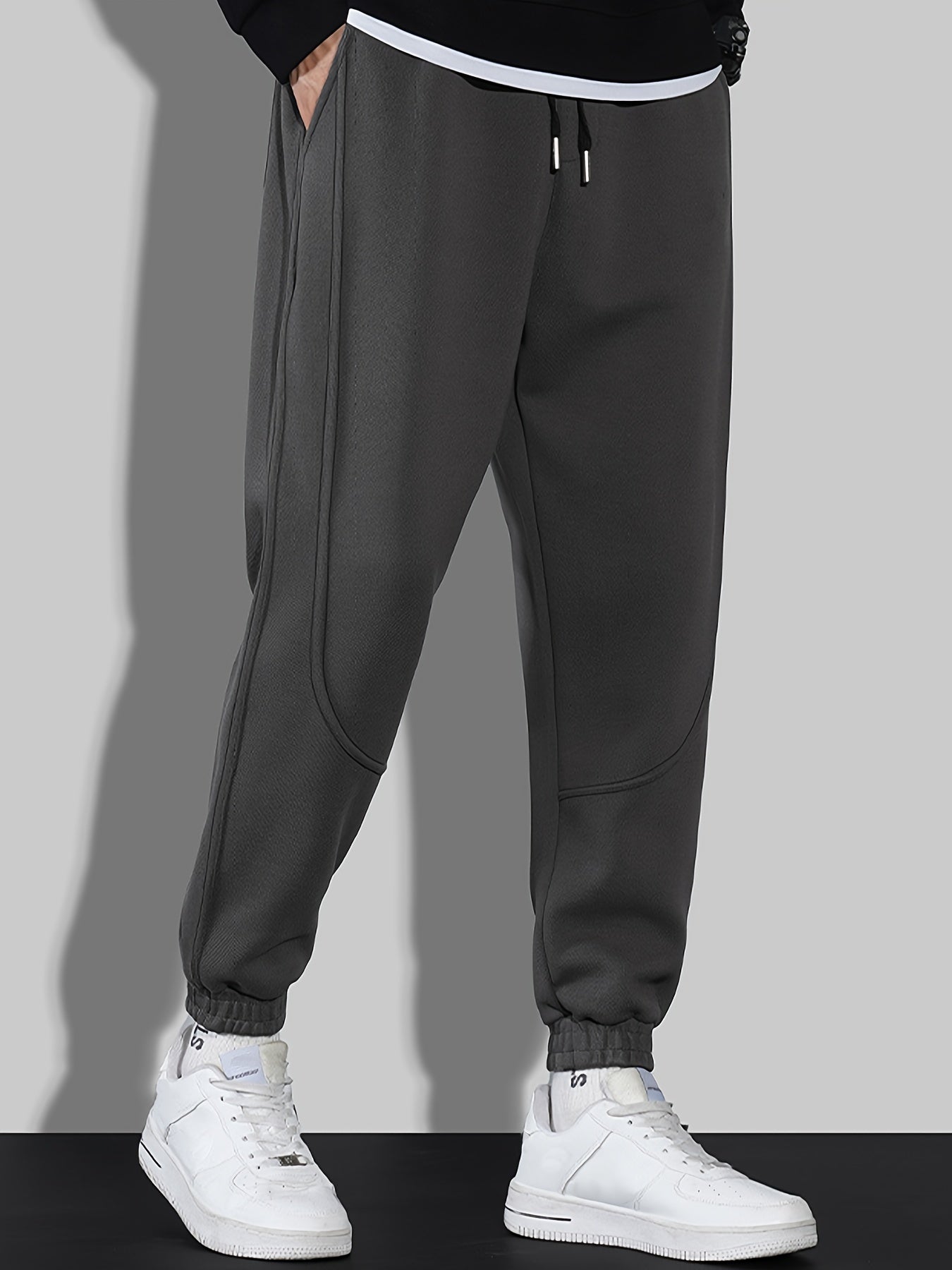 Zwarte Casual Joggingbroek - Niels