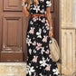 Donkerbruine Boho Maxi Jurk - Lotte