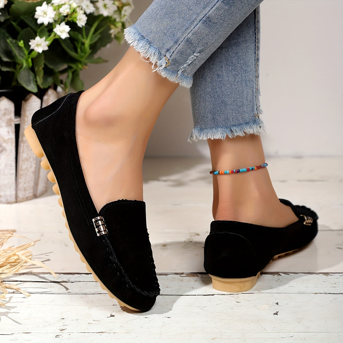 Zwarte Loafers - Emma