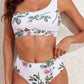 Wit Plantenprint Bikini Set - Mila