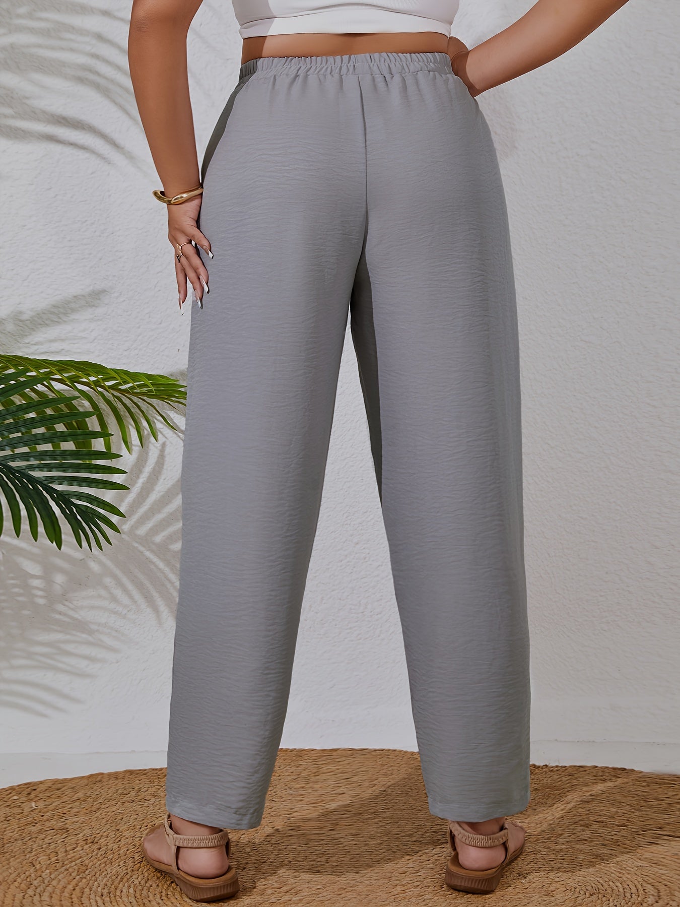 Zwarte Tapered Broek - Ella