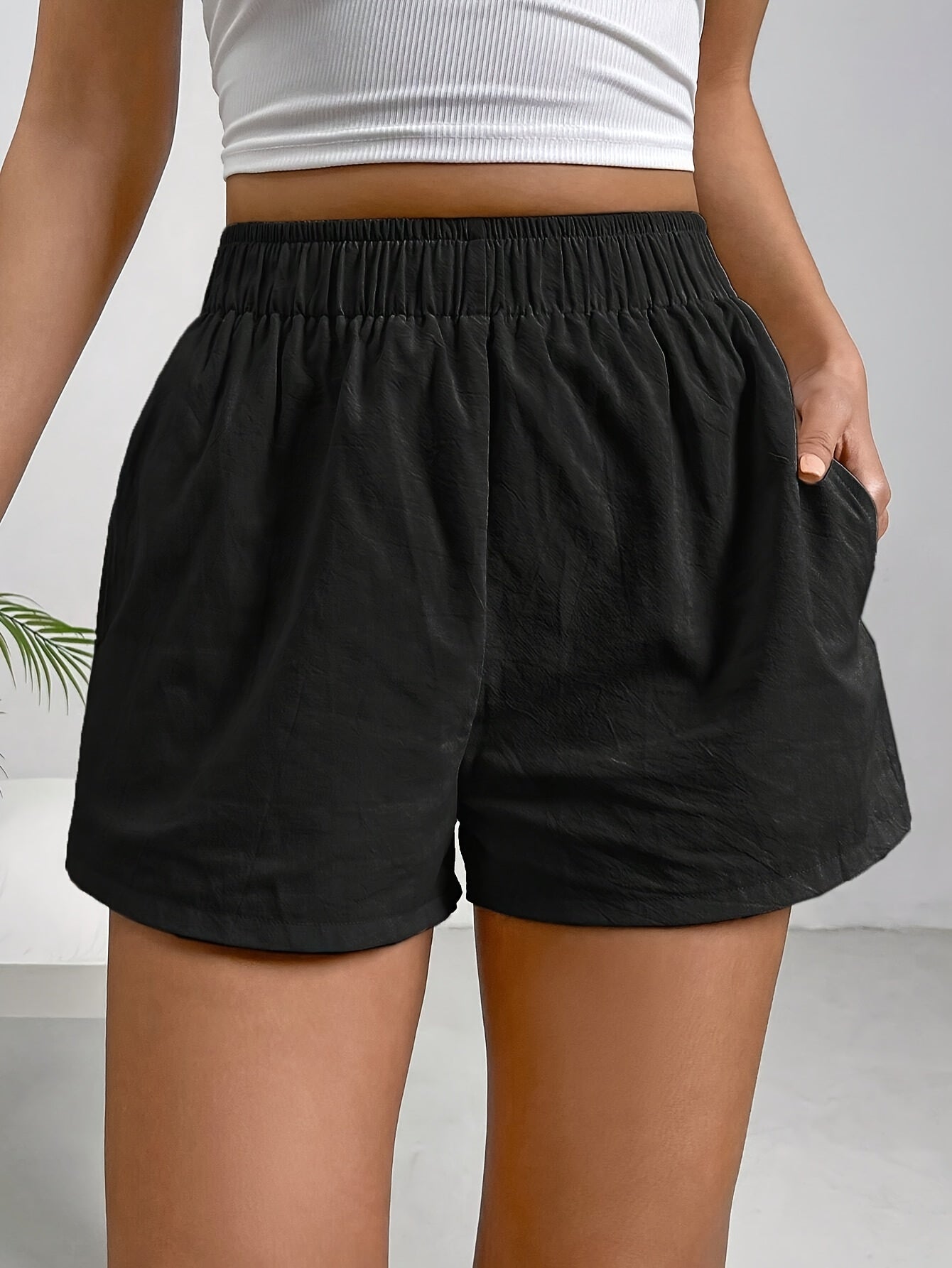 Witte Eenvoudige Shorts - Lily