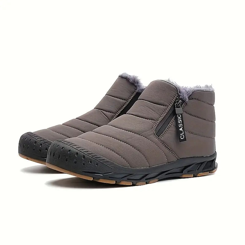 Zermatt Bliss: Waterdichte Winter Damesschoenen met Fleece Comfort