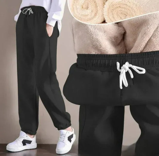 Luxe Comfort Katoenen Fleece Joggingbroek voor Dames: Stijlvol, Comfortabel en Veelzijdig