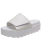 Lotte - Zwarte Platform Teenslippers voor Dames