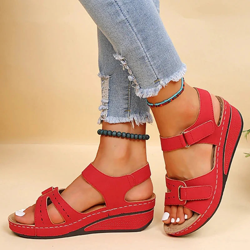 CloudSoft: Luxe Orthopedische Dames Sandalen - Ultiem Comfort & Stijl