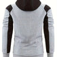 Stedelijke Stijl: Heren Hooded Varsity Color Block Jack