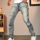 Staalblauwe Skinny Jeans - Max