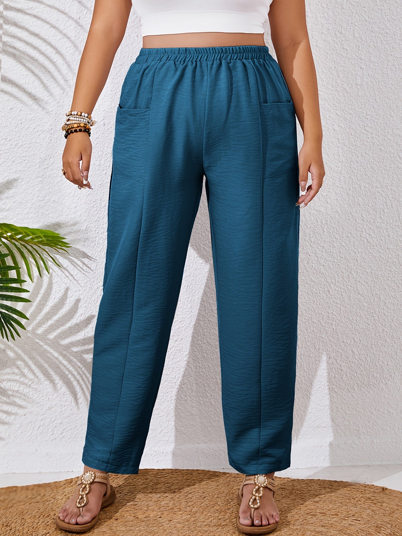 Zwarte Tapered Broek - Ella