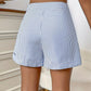 Blauwe Gestreepte Shorts - Noor