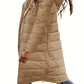 Gezellige Chic: Dames Hooded Puffy Jas - Elegante Warmte voor de Winter