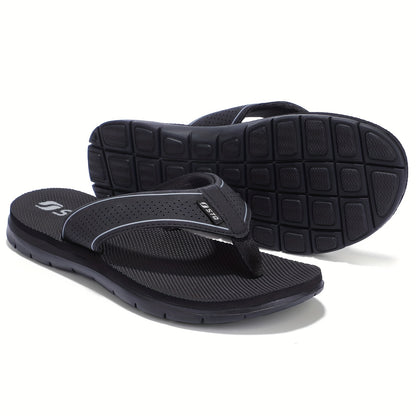 Zwarte Platte Teenslippers - Lotte