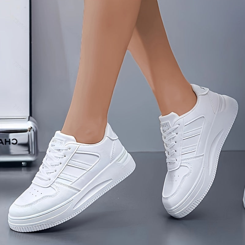 Witte Colorblock Sneakers - Kristin