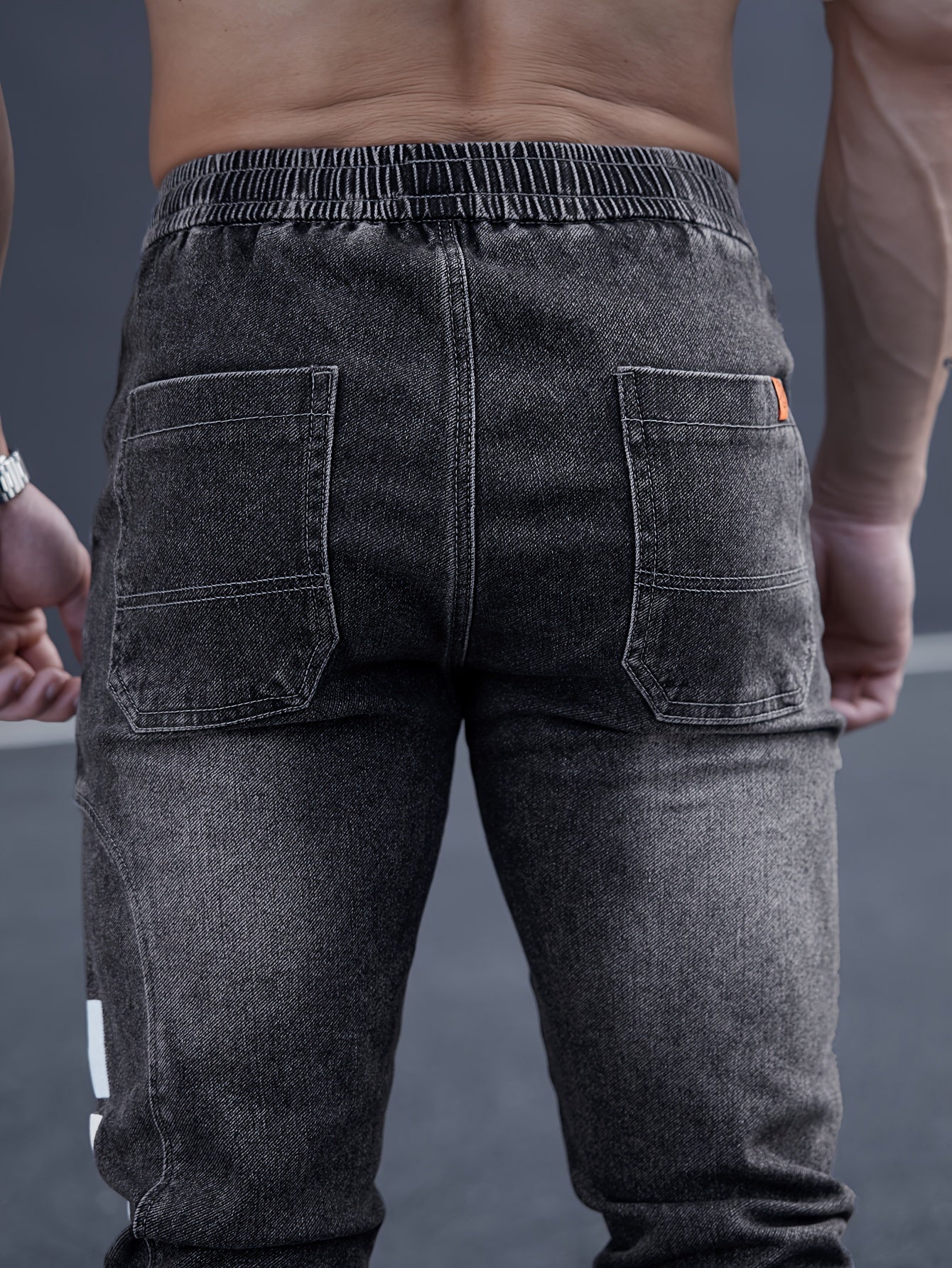 Zwarte Tapered Jeans - Jeroen