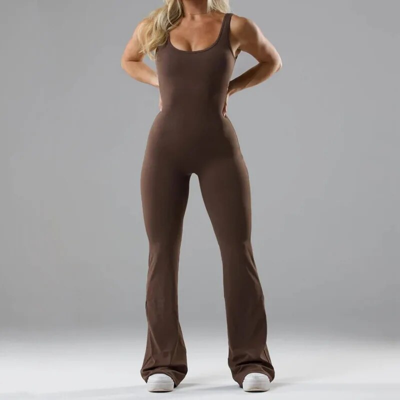 Chique Flared Jumpsuit - Ultieme Elegantie & Comfort