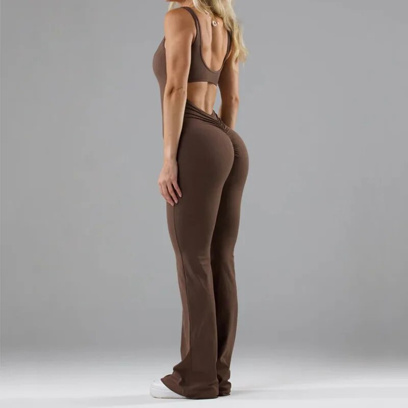 Chique Flared Jumpsuit - Ultieme Elegantie & Comfort