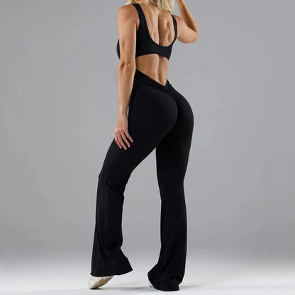 Chique Flared Jumpsuit - Ultieme Elegantie & Comfort