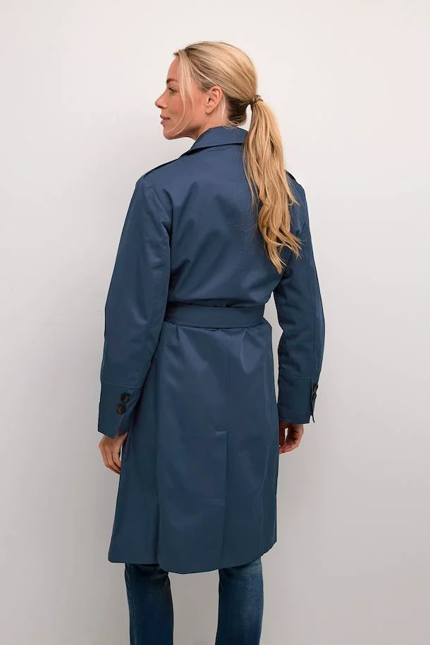 Stijlvolle Lange Trenchcoat - Perfecte Pasvorm & Elegant Lang