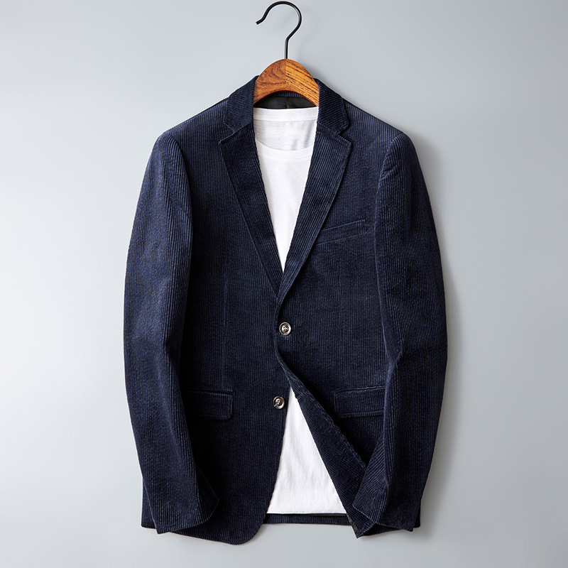 Chique Corduroy Blazer voor Heren