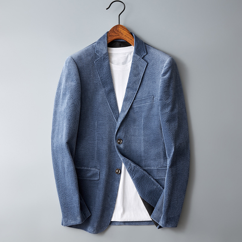 Chique Corduroy Blazer voor Heren