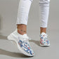 Witte Bloemen Sneakers - Sharyn