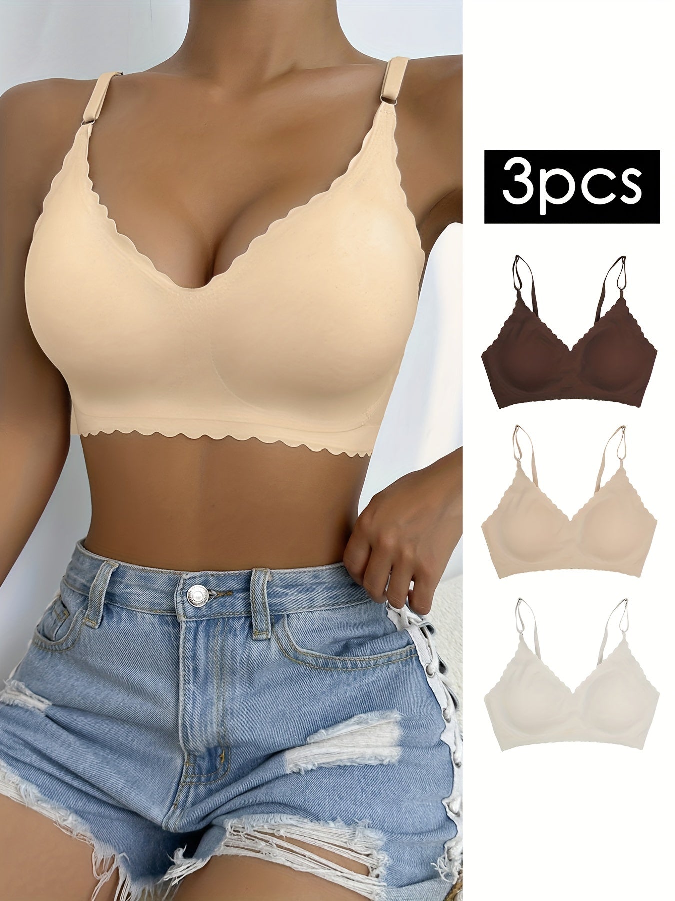 Naadloze Bralette Set - Livia