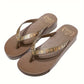 Beige Ster Flip Flops - Isla