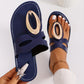 Zwarte Trendy Instapsandalen - Mila