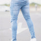 Skinny Gescheurde Jeans Blauw - Jasper