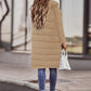 Gezellige Chic: Dames Hooded Puffy Jas - Elegante Warmte voor de Winter