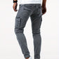 Donkergrijze Cargo Jeans - Liam